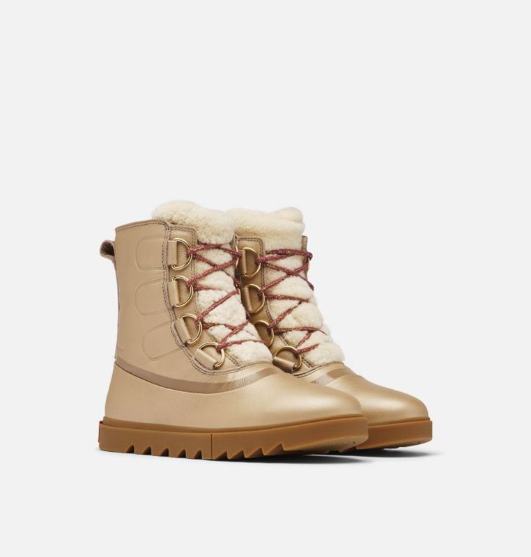 Sorel Dam Vinterkängor Khaki - Joan Of Arctic™ Next Lite Lux Mid - DXL-728196